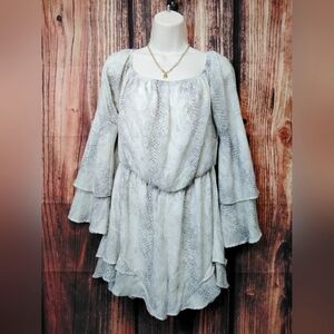 Bad Little Country Girl Elegant Gray Women's Romper